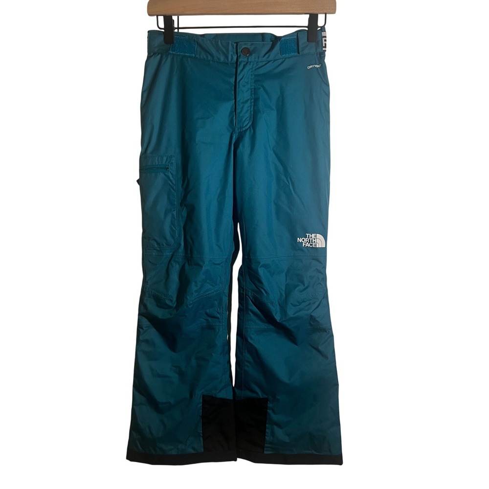 The North Face Freedom Insulated Snow Pants in Harbor Blue, Girls Size 10 Medium - Picture 2 of 16